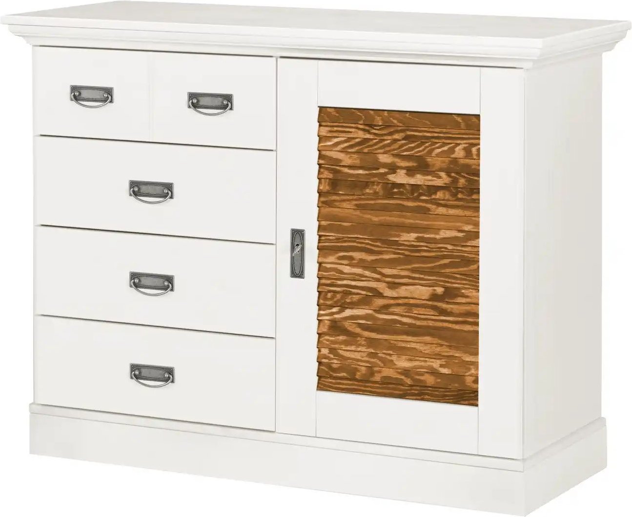 maison bleue Kommode Fancy ¦ weiß ¦ Maße (cm): B: 118,5 H: 90,1 T: 48.0 Kommoden & Sideboards > Kommoden - Höffner