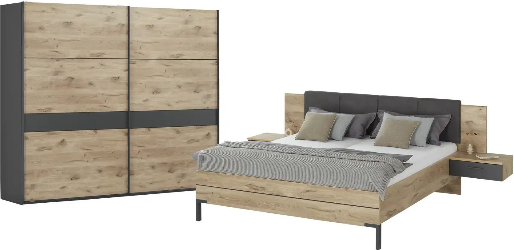 uno Komplettschlafzimmer Bilbao ¦ holzfarben Komplett-Schlafzimmer - Höffner