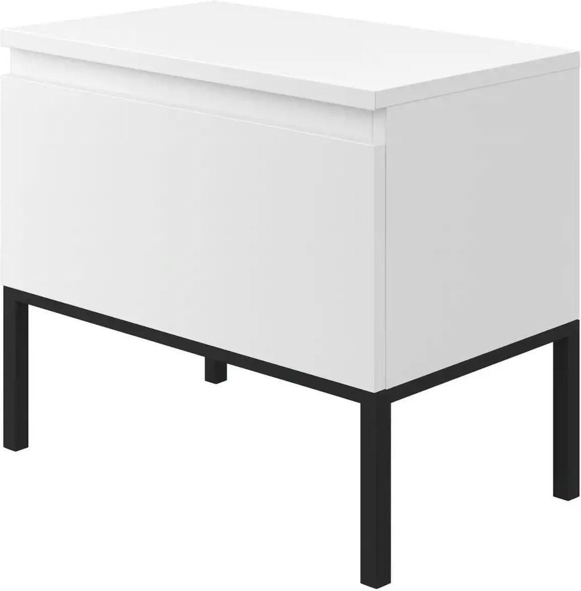 Selsey Nachtkommode mit Kufengestell Bemmi ¦ weiß ¦ Maße (cm): B: 49 H: 43 Tische > Nachttische - Höffner