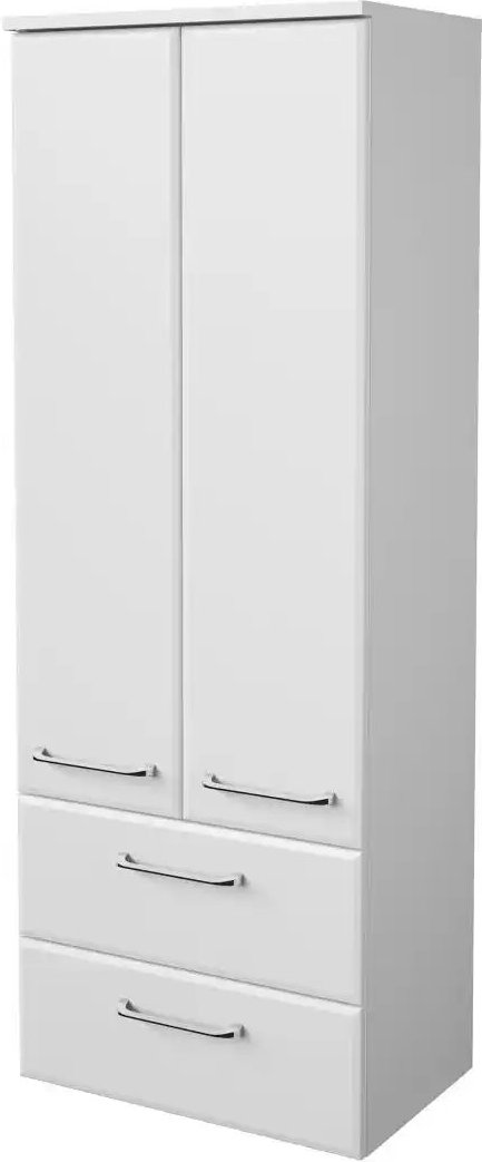 Thumbnail - smart Midischrank Onda ¦ weiß ¦ Maße (cm): B: 50 H: 136,1 T: 33.0 Schränke > Badschränke > Bad-Midischränke - Höffner