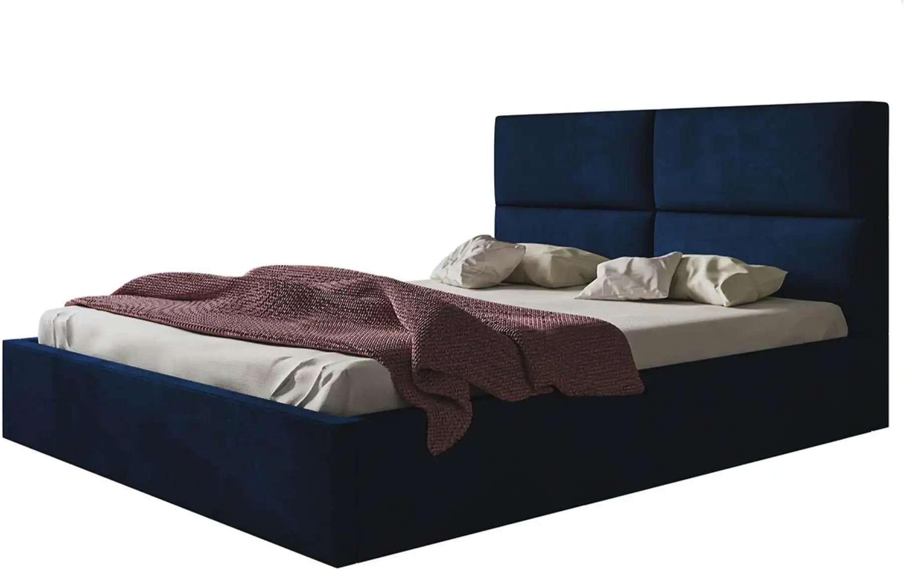 Polsterbett mit Stauraum Slimford ¦ blau ¦ Maße (cm): B: 128 H: 90 Betten > Polsterbetten - Höffner