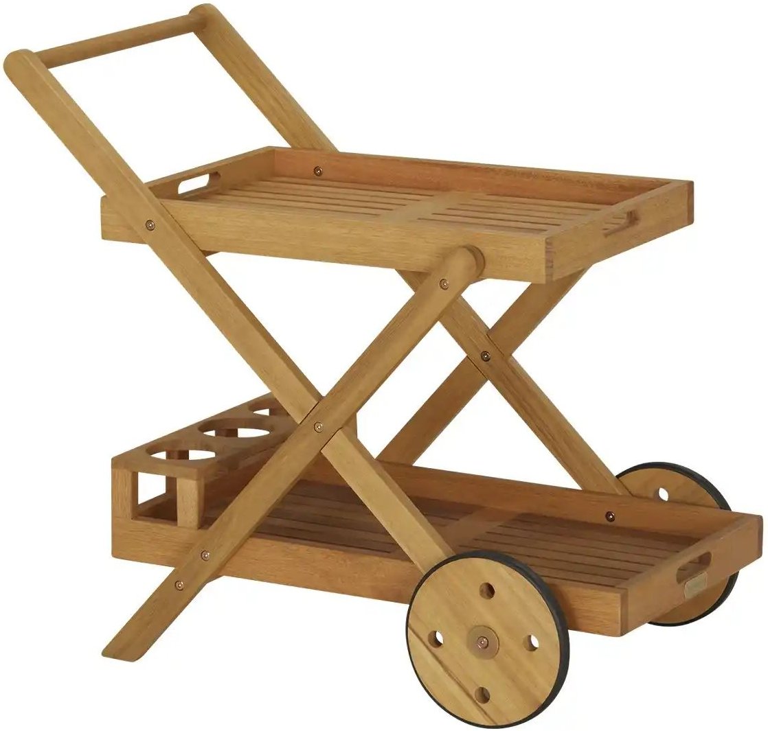 Yorkshire Outdoor-Servierwagen Holstein ¦ holzfarben ¦ Maße (cm): B: 49 H: 75 T: 82.0 Garten > Gartenmöbel > Gartentisc...