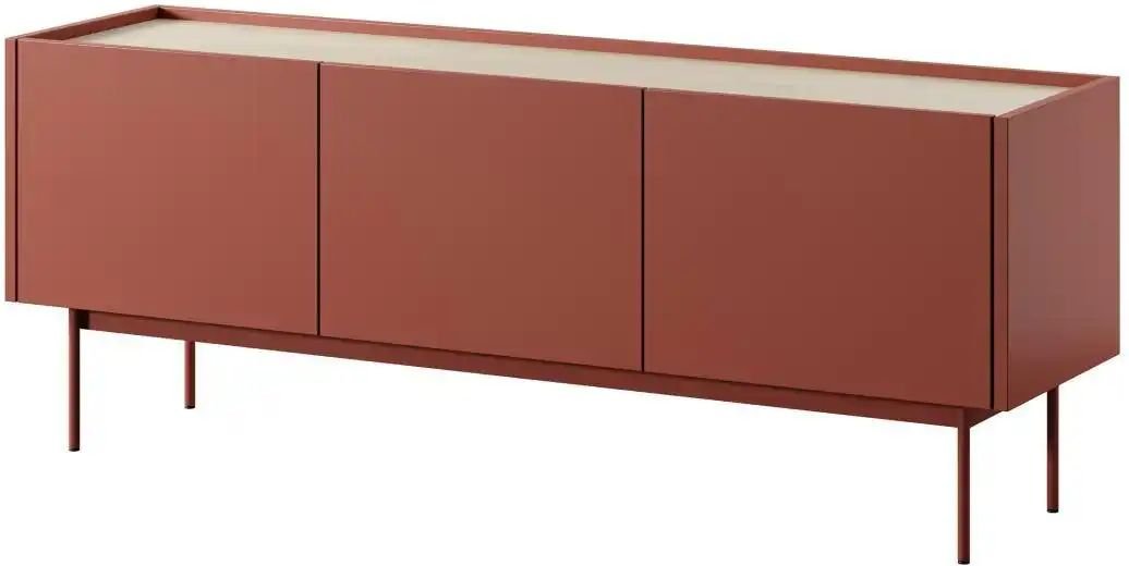 Lowboard Color ¦ rot ¦ Maße (cm): B: 144 H: 55 Kommoden & Sideboards > Lowboards - Höffner