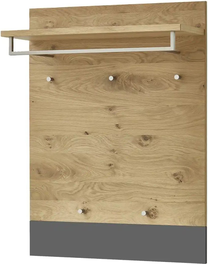 Woodford Garderobenpaneel Lina ¦ holzfarben ¦ Holzwerkstoff ¦ Maße (cm): B: 80 H: 106 T: 27.0 Garderoben & Kleiderstang...