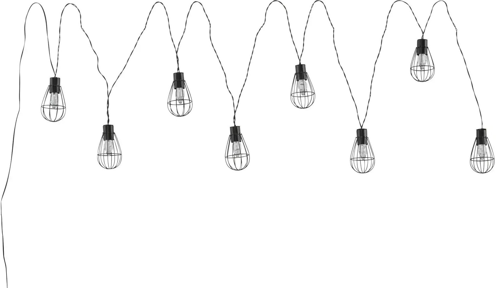 LED Solar-Lichterkette ¦ transparent/klar Lampen & Leuchten > Außenleuchten - Höffner