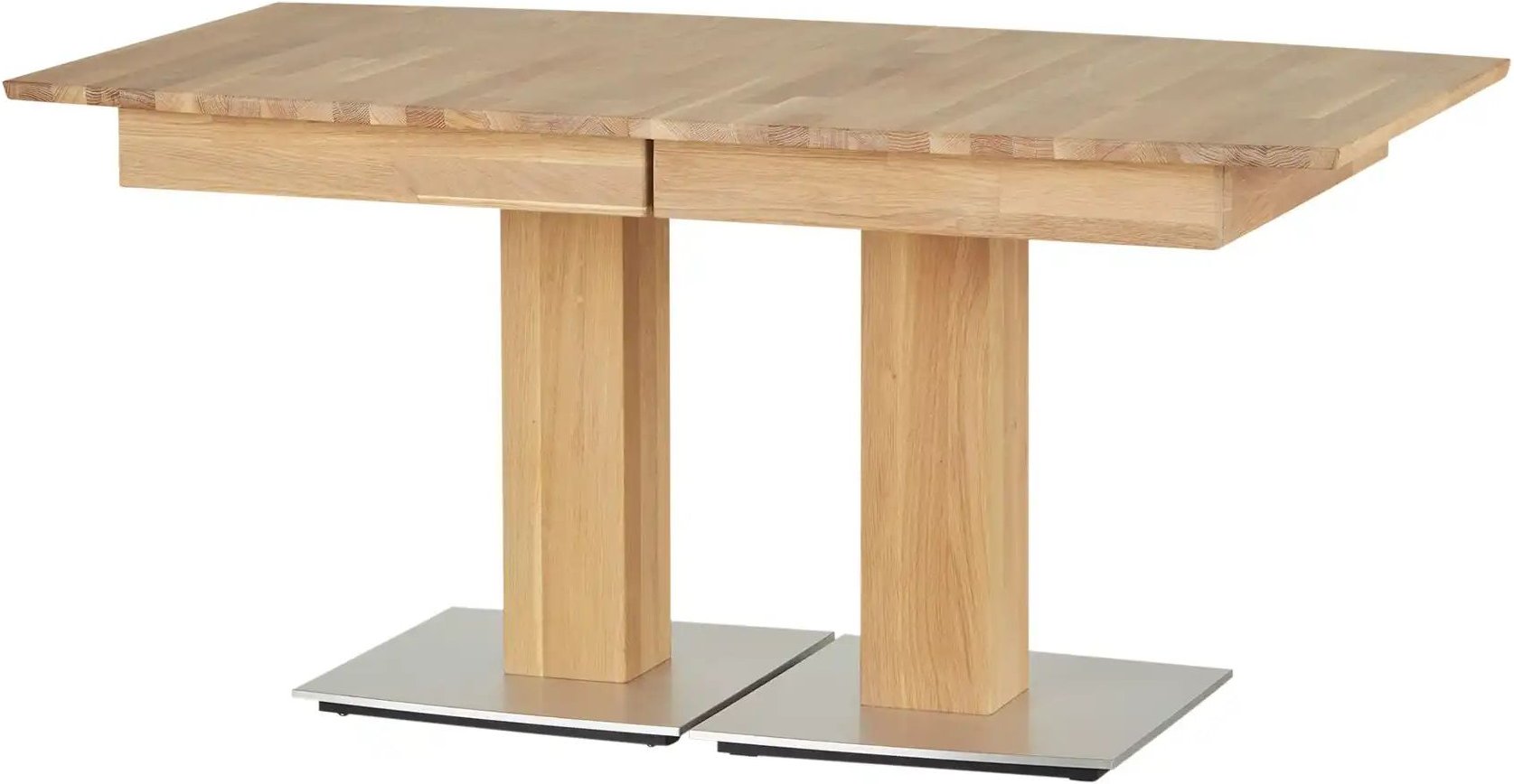 Woodford Säulentisch ausziehbar Toralf ¦ holzfarben ¦ Maße (cm): B: 90 H: 77 Tische > Esstische > Esstische massiv - Höf...