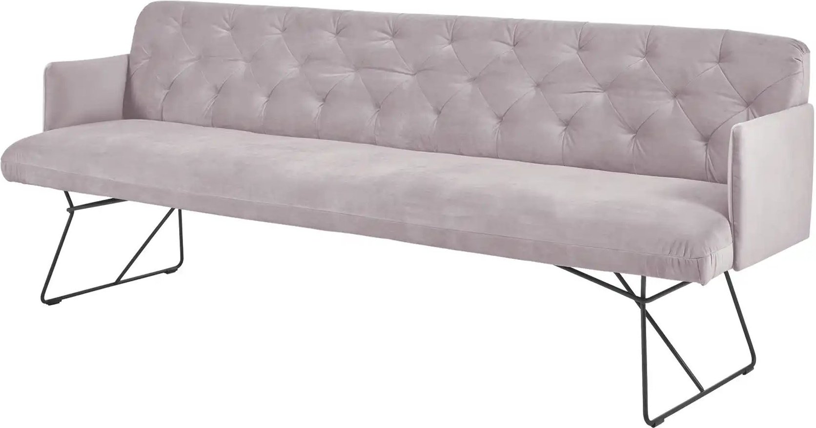 Jette Home Polsterbank Salo ¦ rosa/pink ¦ Maße (cm): B: 246 H: 85 T: 69.0 Bänke > Einzelbänke - Höffner