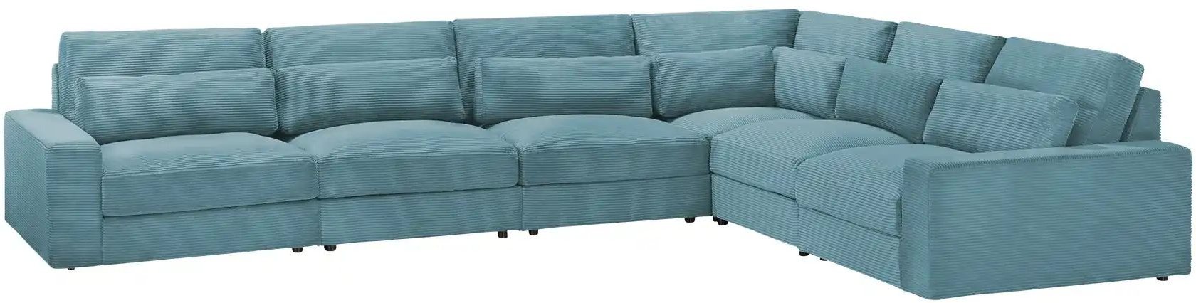 Ecksofa Branna ¦ türkis/petrol ¦ Maße (cm): B: 412 H: 88 T: 322.0 Polstermöbel > Sofas > Ecksofas - Höffner