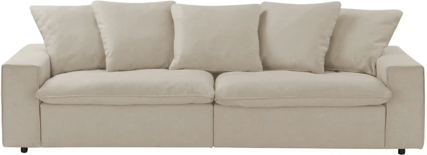 SOHO Big Sofa Kini ¦ beige ¦ Maße (cm): B: 260 H: 83 T: 120.0 Polstermöbel > Sofas > 3-Sitzer - Höffner