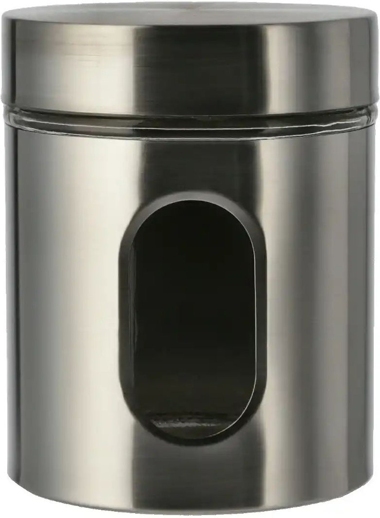 for friends Aufbewahrungsdose ¦ silber ¦ Glas,Edelstahl ¦ Maße (cm): H: 12,5 Ø: 10 Küchenzubehör & Helfer > Küchenhel...