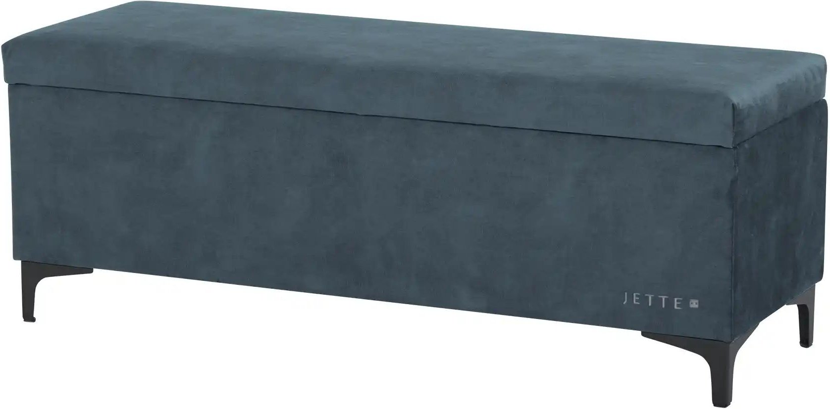 Jette Home Bettbank mit Stauraum Jette Patch ¦ blau ¦ Maße (cm): B: 122 H: 47 T: 42.0 Bänke > Einzelbänke - Höffner
