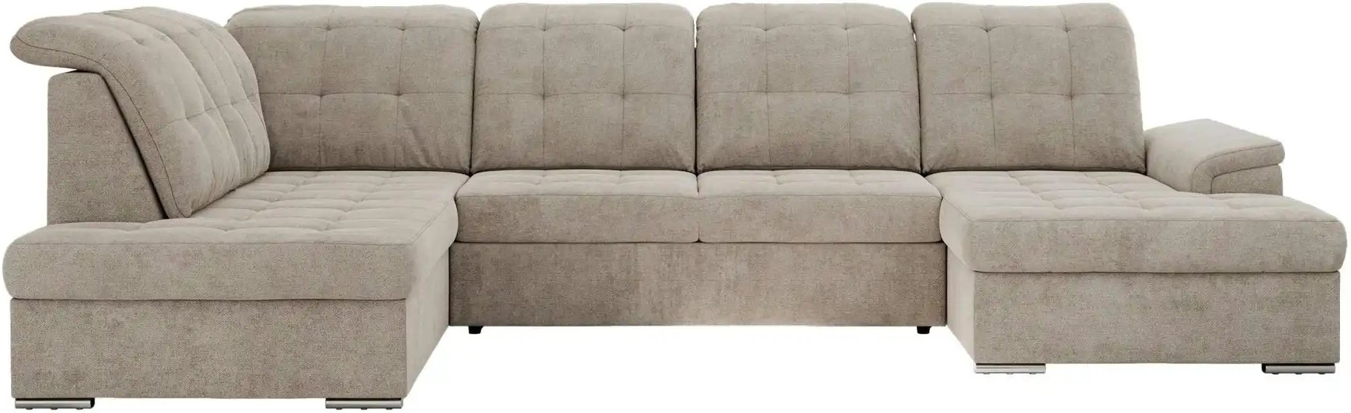 Wohnlandschaft mit Schlaffunktion Madrito ¦ braun ¦ Maße (cm): B: 323 H: 89 Polstermöbel > Sofas > Wohnlandschaften - Hö...