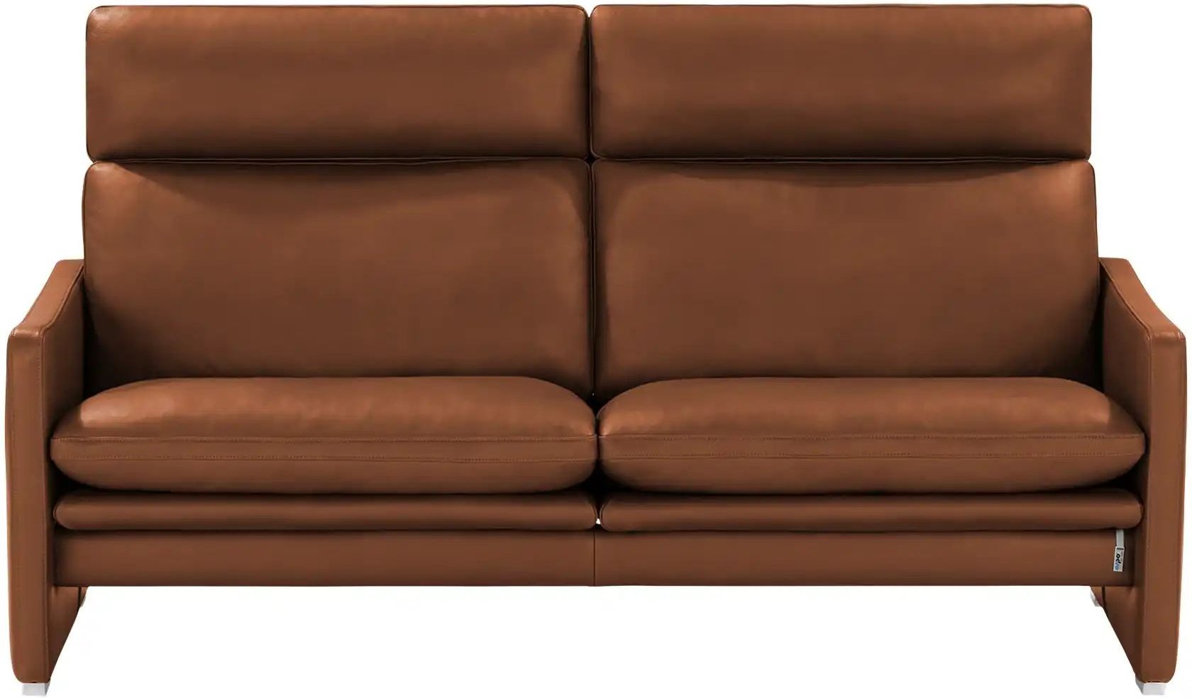 Thumbnail - erpo just relax Ledersofa JR 290 Trento ¦ braun ¦ Maße (cm): B: 174 H: 93 T: 86.0 Polstermöbel > Sofas > 2-Sitzer - Höf...