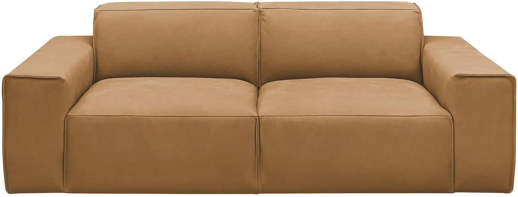 Gray & Jones Einzelsofa im Trendstoff Baltic Breeze ¦ braun ¦ Maße (cm): B: 196 H: 71 T: 101.0 Polstermöbel > Sofas > 2-...