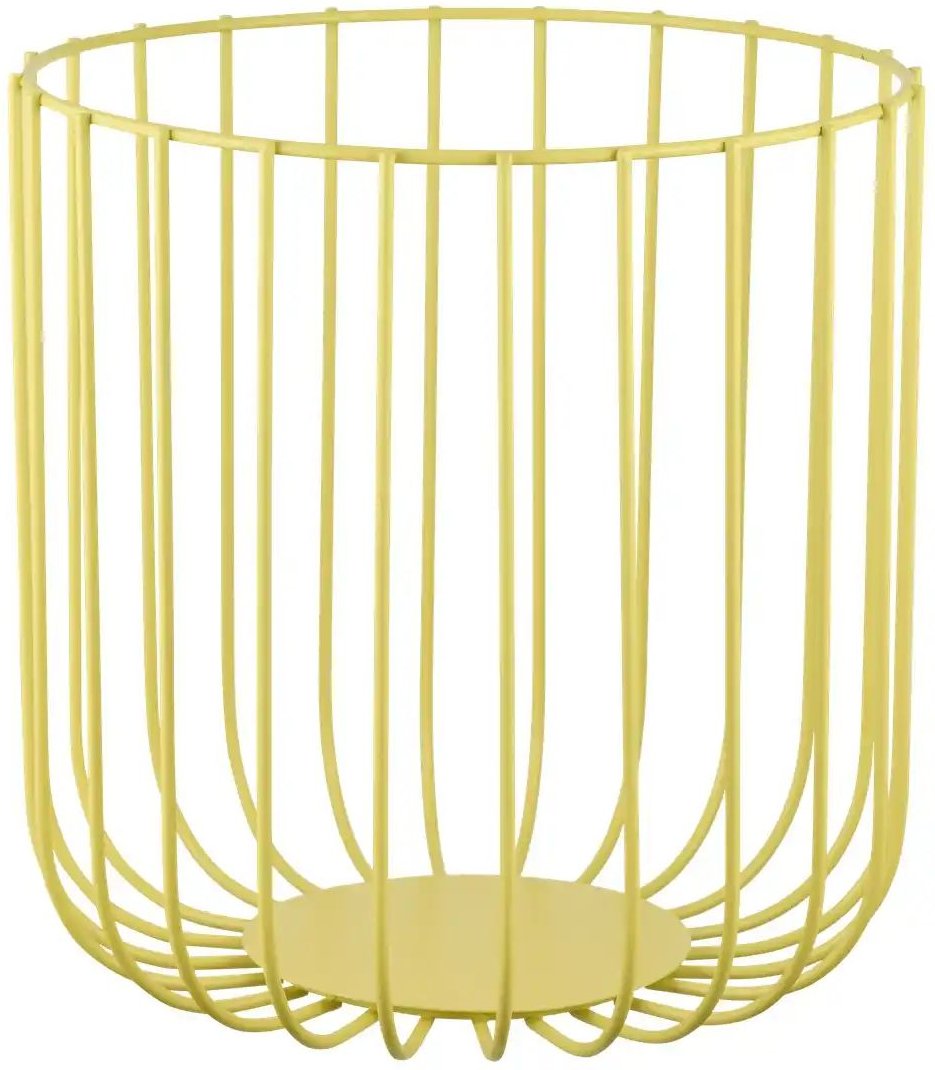HOME STORY Aufbewahrungskorb ¦ gelb ¦ Metall ¦ Maße (cm): H: 25 Ø: 24.5 Aufbewahrung > Körbe - Höffner