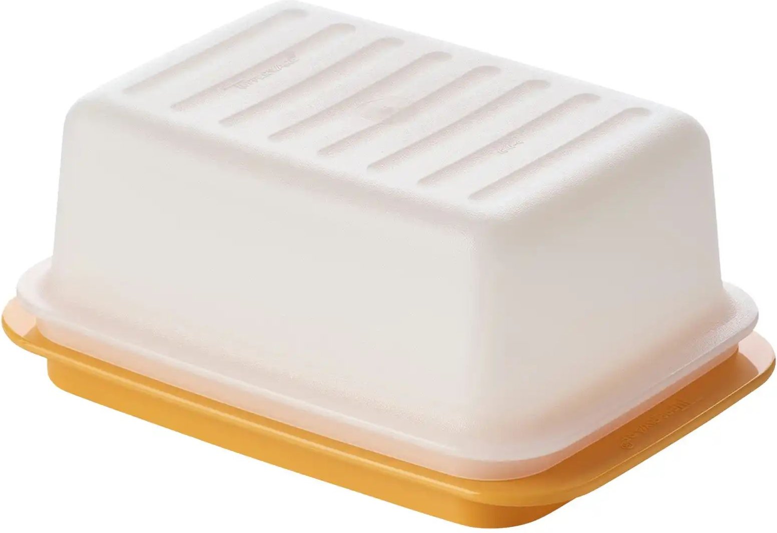 Tupperware Butterdose ¦ orange ¦ Kunststoff ¦ Maße (cm): B: 11 H: 7 T: 16.5 Küchenzubehör & Helfer > Küchenhelfer - Hö...