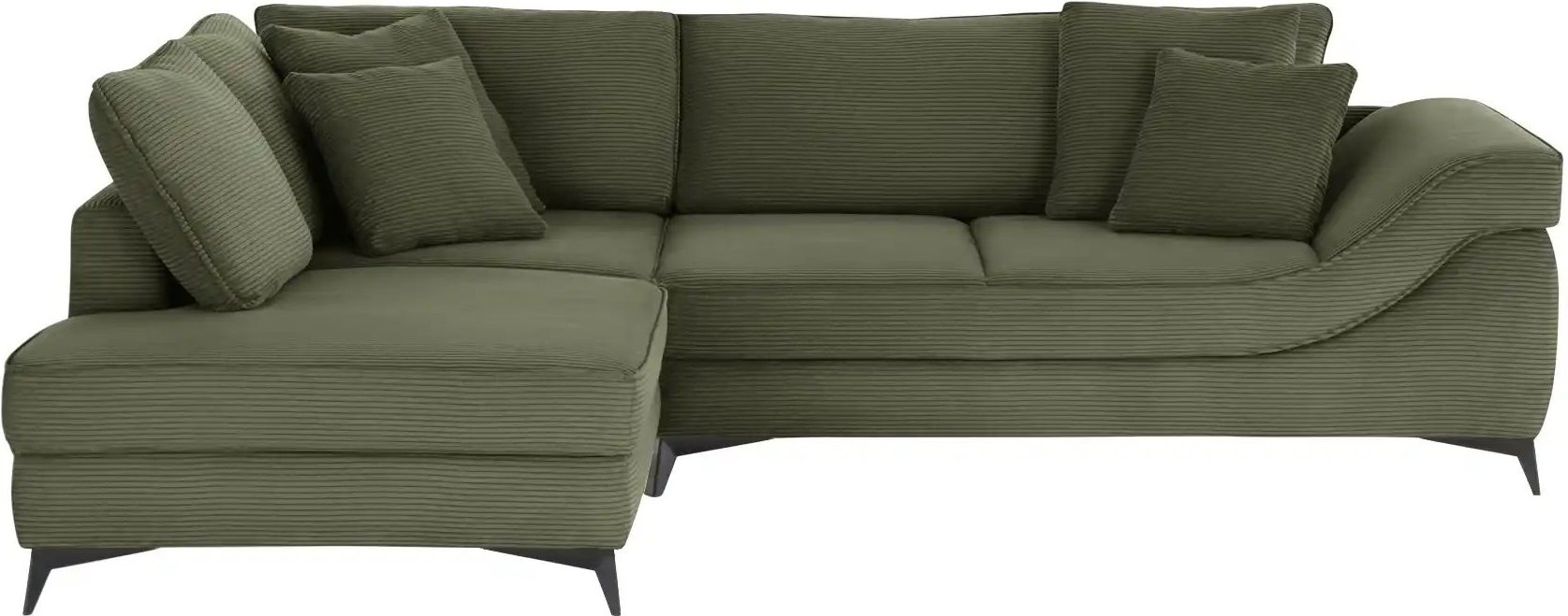pop Ecksofa  Trentino ¦ grün ¦ Maße (cm): B: 310 H: 98 T: 223.0 Polstermöbel > Sofas > Ecksofas - Höffner