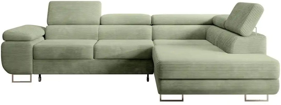 Selsey Ecksofa mit Schlaffunktion Stevil ¦ grün ¦ Maße (cm): B: 275 H: 90 Polstermöbel > Sofas > Ecksofas - Höffner