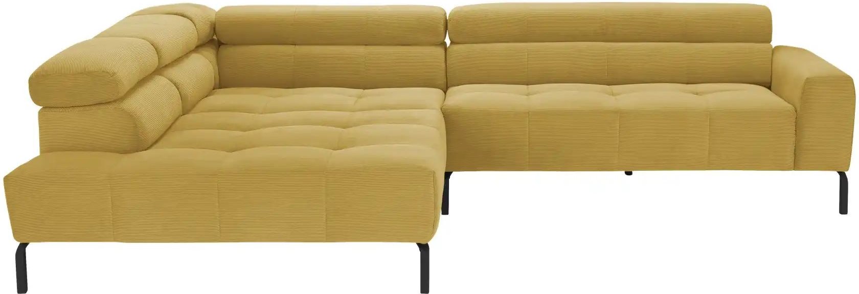 Max Schelling Ecksofa verstellbare Kopfteile MS Verve ¦ gelb ¦ Maße (cm): B: 311 H: 88 T: 219.0 Polstermöbel > Sofas > E...
