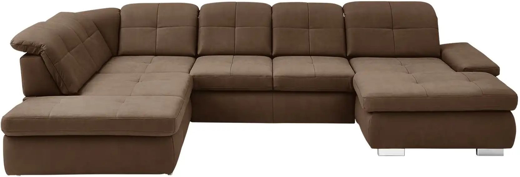 Lounge Collection Wohnlandschaft aus Mikrofaser Affair ¦ braun ¦ Maße (cm): B: 371 H: 100 T: 260.0 Polstermöbel > Sofas ...