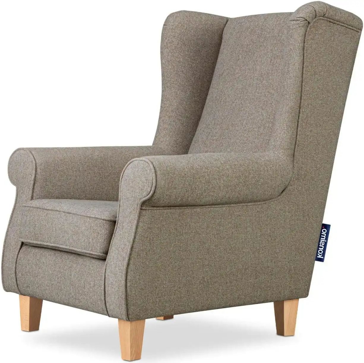 KONSIMO Ohrensessel Miles ¦ braun ¦ Maße (cm): B: 82 H: 105 Polstermöbel > Sessel > Ohrensessel - Höffner