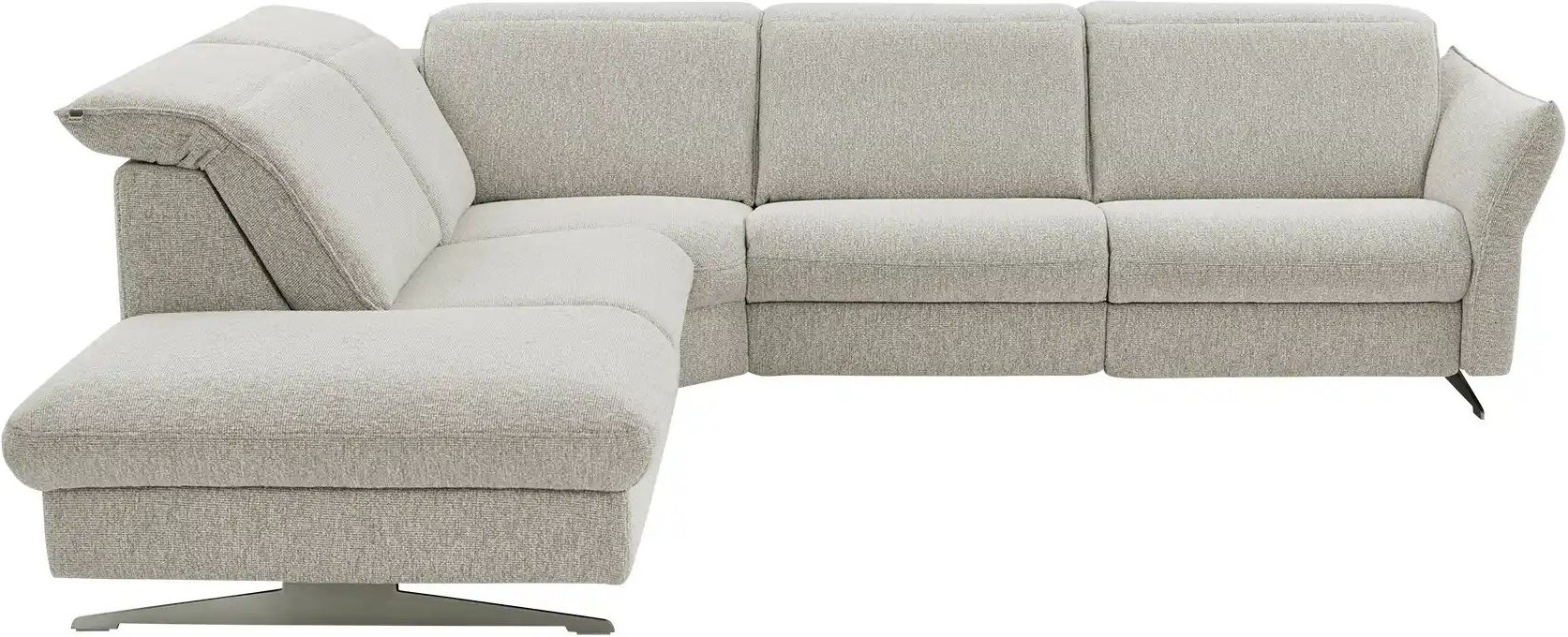 Hukla Ecksofa Mikrofaser Michelle ¦ beige ¦ Maße (cm): B: 292 H: 99 T: 258.0 Polstermöbel > Sofas > Ecksofas - Höffner