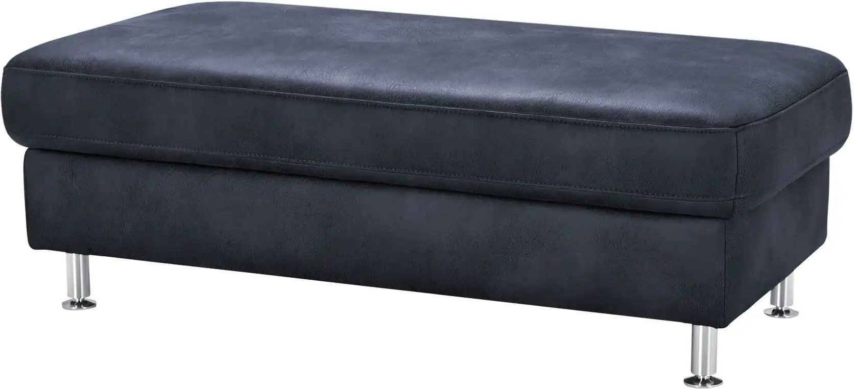 Mein Sofa bold XXL Hocker Veit ¦ blau ¦ Maße (cm): B: 130 H: 46 T: 65.0 Polstermöbel > Hocker - Höffner