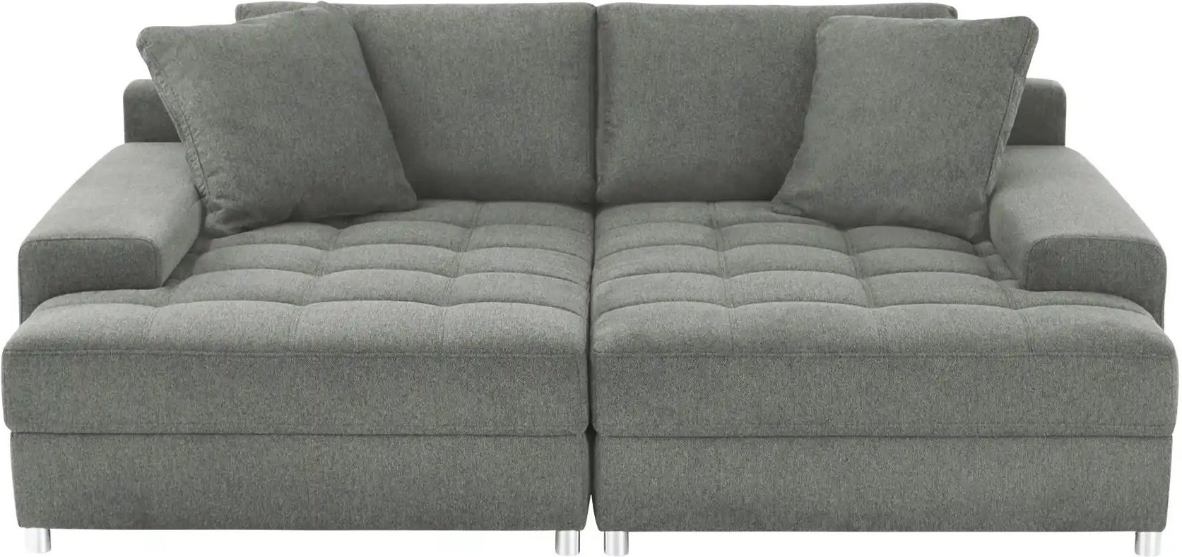 bobb Doppelrecamiere  Arissa de Luxe ¦ grau ¦ Maße (cm): B: 224 H: 84 T: 181.0 Polstermöbel > Sofas > 2-Sitzer - Höffner