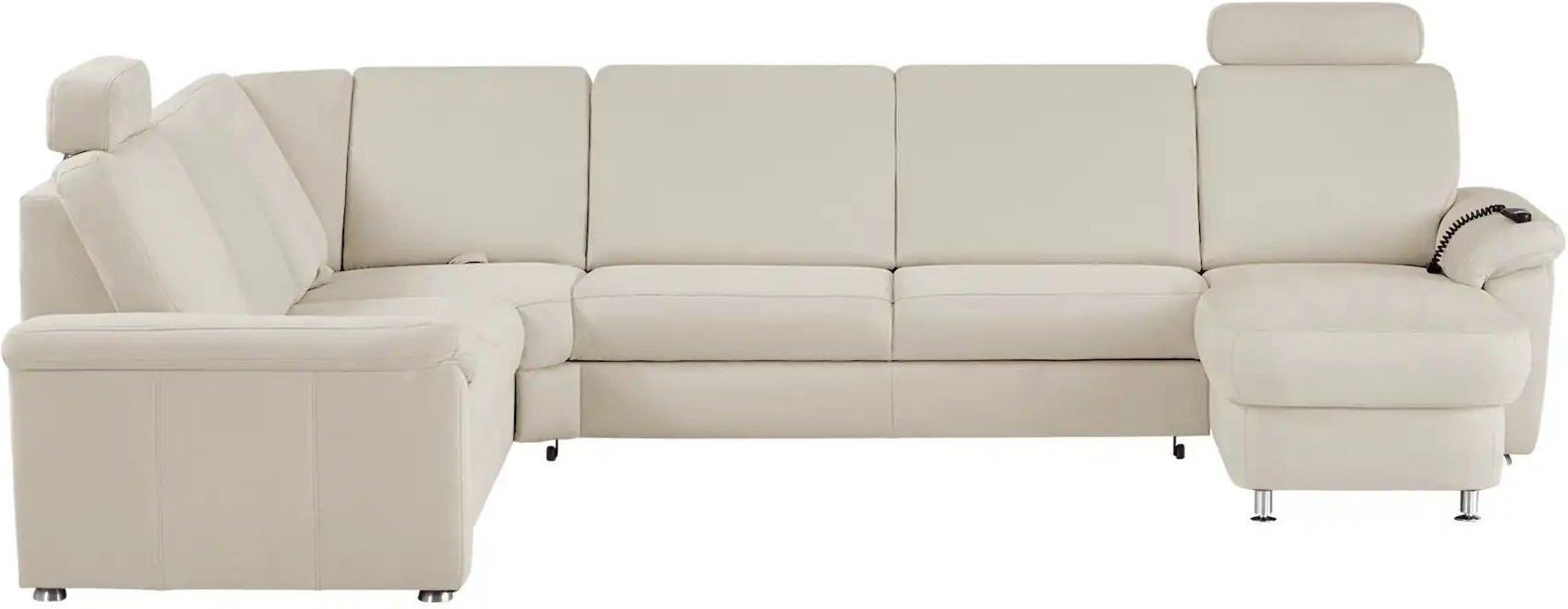 meinSofa Wohnlandschaft Mikrofaser Rita ¦ creme ¦ Maße (cm): B: 330 H: 91 T: 240.0 Polstermöbel > Sofas > Wohnlandschaft...