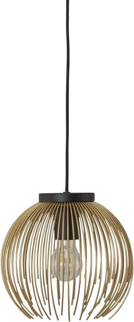 Pendelleuchte Venezuela ¦ gold ¦ Maße (cm): H: 110 Ø: 23.5 Lampen & Leuchten > Hängeleuchten - Höffner