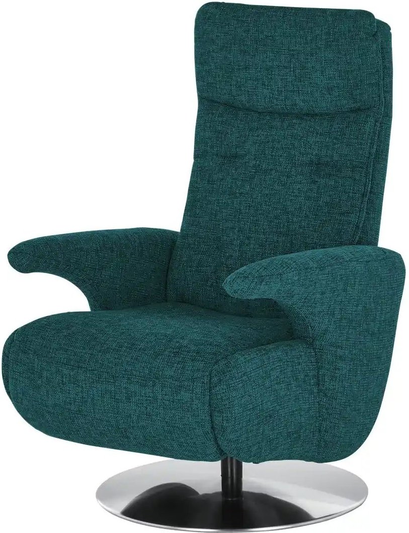 meinSofa Drehsessel Franzi-S ¦ türkis/petrol ¦ Maße (cm): B: 73 H: 113 T: 83.0 Polstermöbel > Sessel > Fernsehsessel - ...