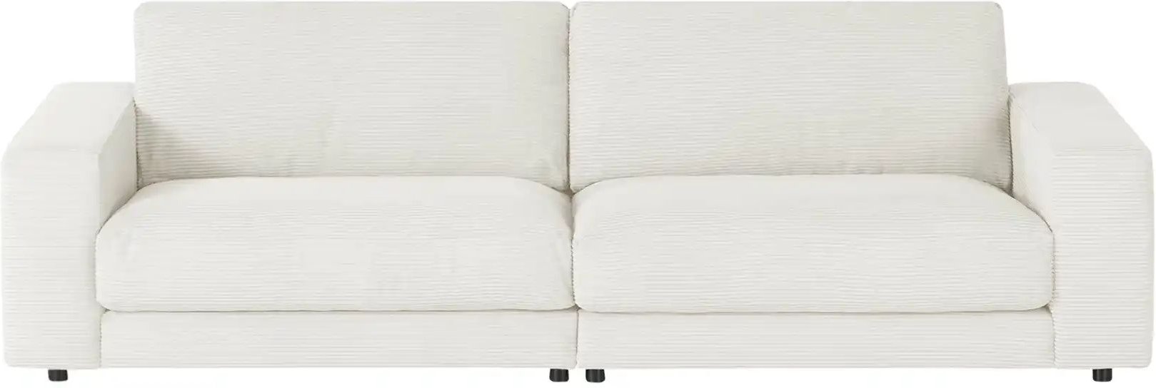 Jette Home Sofa Cord Sila ¦ weiß ¦ Maße (cm): B: 250 H: 85 T: 127.0 Polstermöbel > Sofas > 3-Sitzer - Höffner