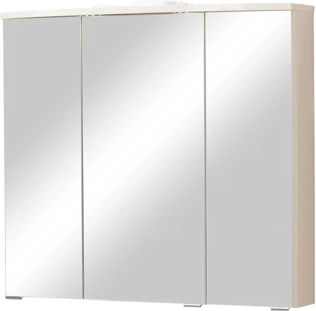 Thumbnail - Spiegelschrank Bodensee ¦ beige ¦ Maße (cm): B: 80 H: 73 T: 14.0 Schränke > Badschränke > Spiegelschränke - Höffner