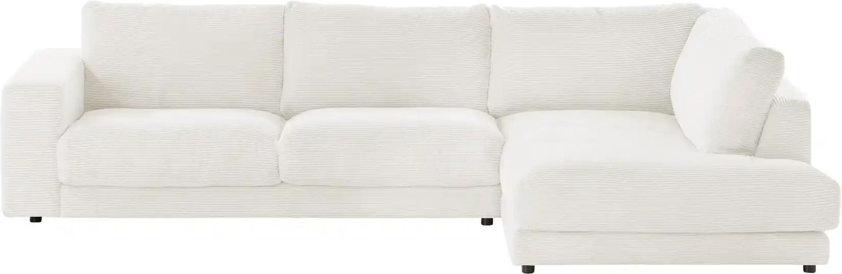 Jette Home Ecksofa Cord Sila ¦ weiß ¦ Maße (cm): B: 325 H: 85 T: 224.0 Polstermöbel > Sofas > 3-Sitzer - Höffner