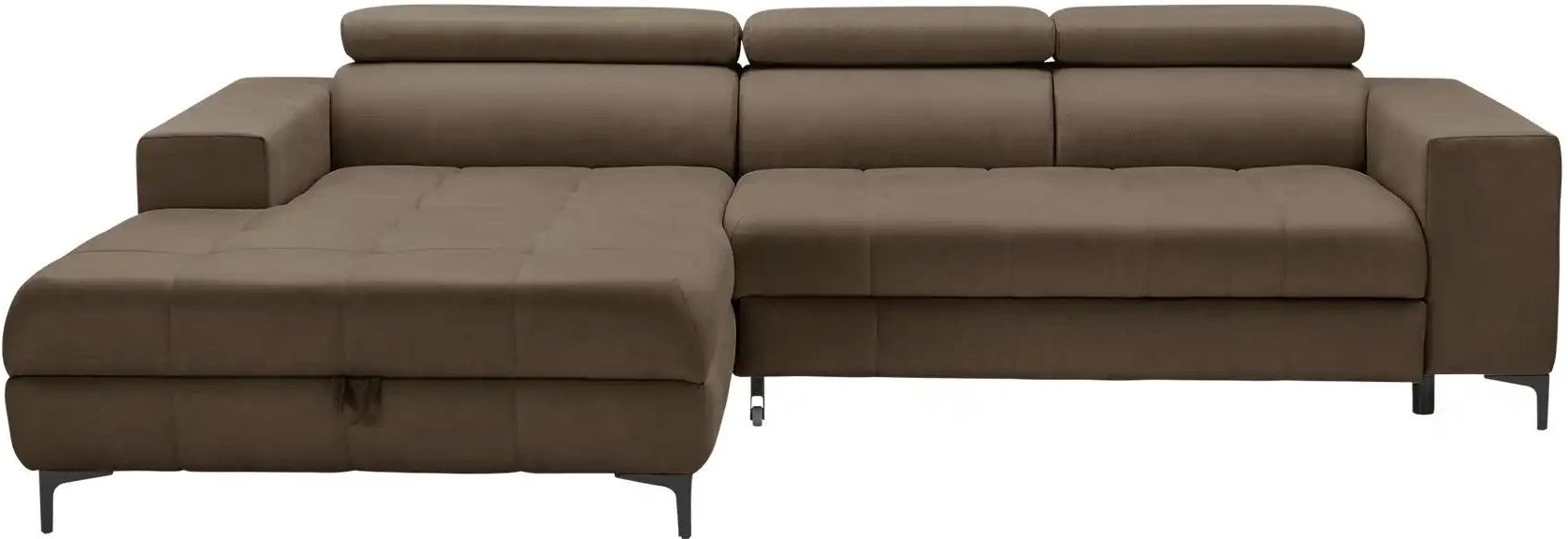 switch Ecksofa aus Mikrofaser Caro ¦ braun ¦ Maße (cm): B: 289 H: 93 T: 175.0 Polstermöbel > Sofas > 3-Sitzer - Höffner