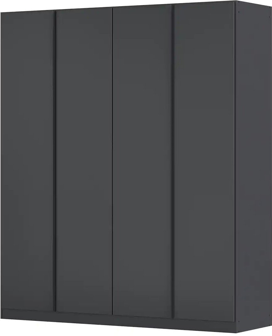 Drehtürenschrank Monostar ¦ grau ¦ Maße (cm): B: 181 H: 210 T: 54.0 Schränke > Kleiderschränke > Drehtürenschränke - Hö...