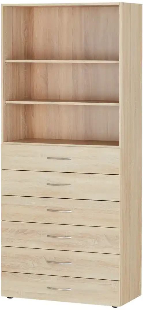 Thumbnail - Regal Multiraumkonzept ¦ holzfarben ¦ Maße (cm): B: 80 H: 185 T: 40.0 Regale > Standregale - Höffner