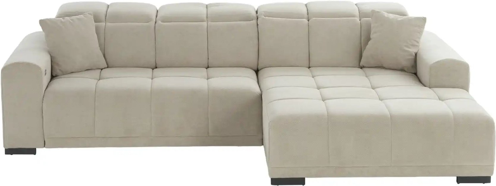 Ecksofa mit elektrischer Sitztiefenverstellung Master ¦ beige ¦ Maße (cm): B: 301 H: 81 T: 195.0 Polstermöbel > Sofas > ...