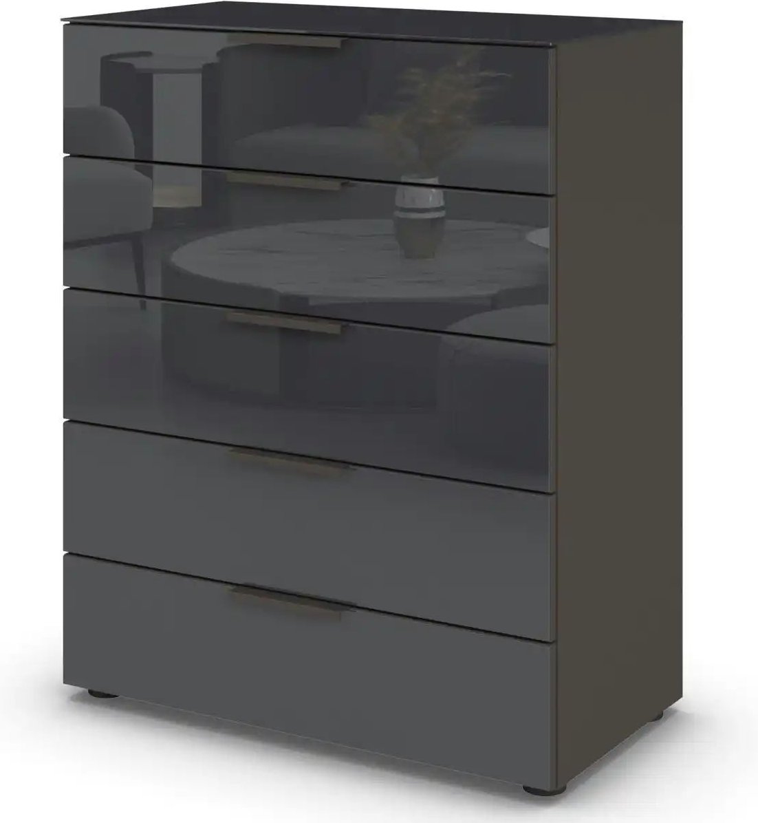 Kommode Flipp ¦ schwarz ¦ Maße (cm): B: 80 H: 99 Kommoden & Sideboards > Kommoden - Höffner