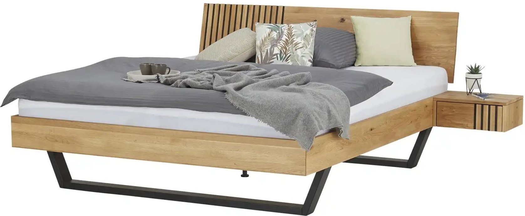 Woodford Bettanlage Manhatten ¦ holzfarben ¦ Maße (cm): B: 278 T: 200.0 Betten > Massivholzbetten - Höffner