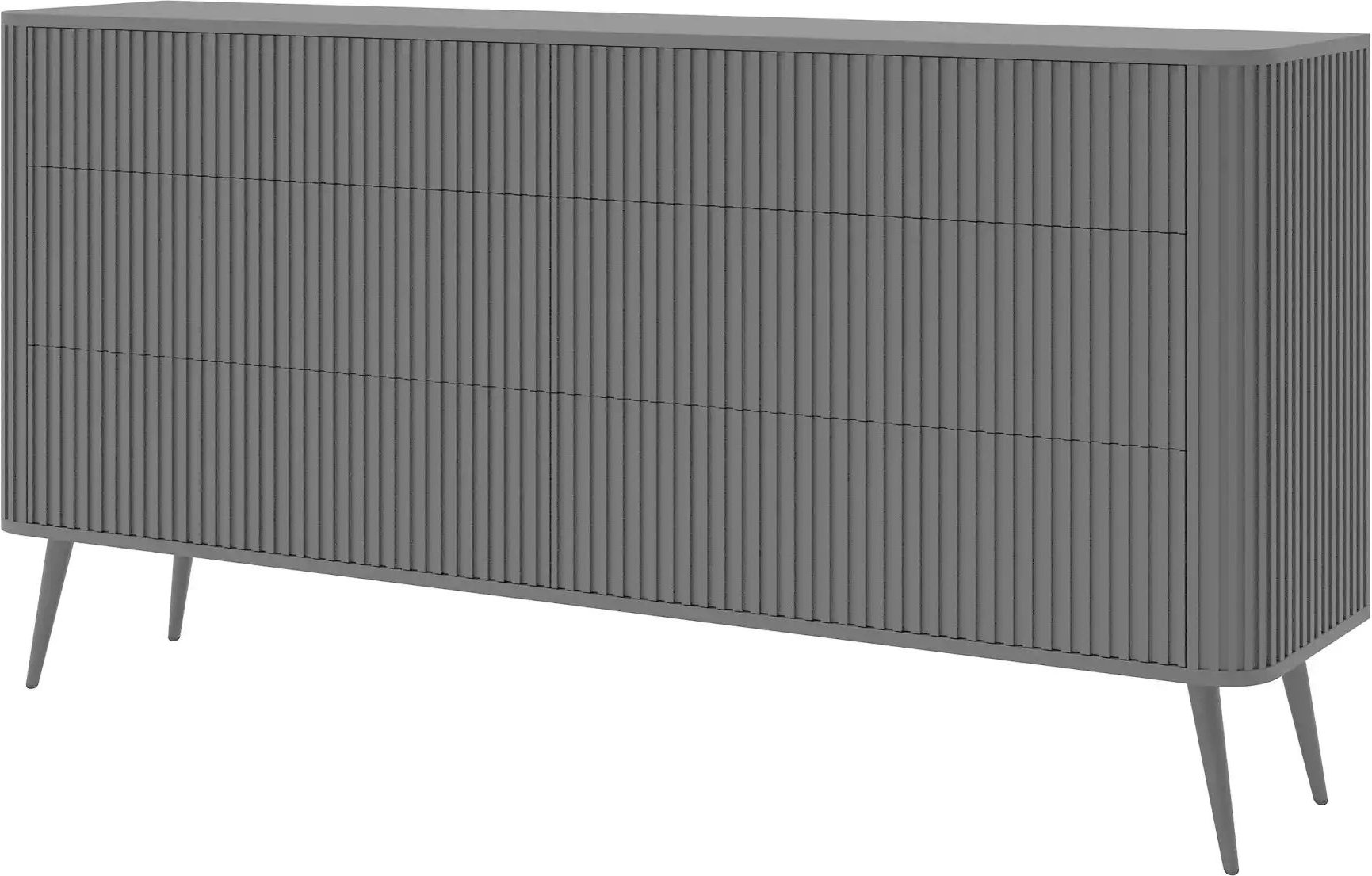 Selsey Sideboard Ovarlo ¦ schwarz ¦ Maße (cm): B: 168 H: 83,8 Kommoden & Sideboards > Kommoden - Höffner