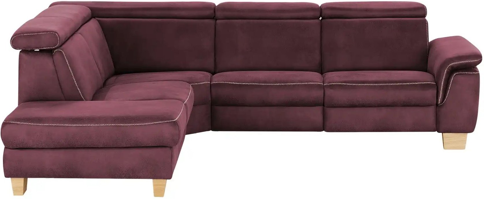Mein Sofa bold Ecksofa Beata ¦ rot ¦ Maße (cm): B: 270 H: 80 T: 233.0 Polstermöbel > Sofas > Ecksofas - Höffner