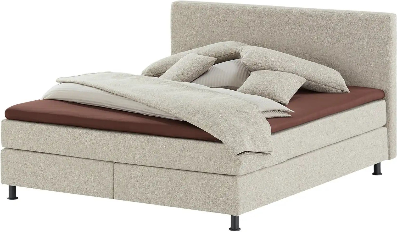 Wohnwert Boxspringbett Dormian Boro ¦ grau ¦ Maße (cm): B: 160 H: 112 Betten > Boxspringbetten - Höffner