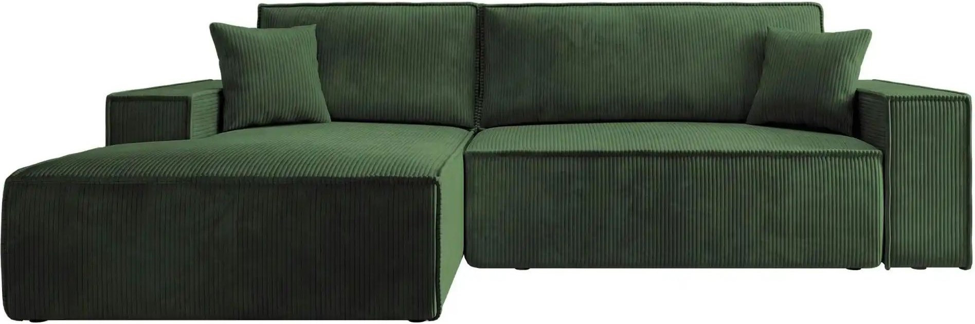 Selsey Ecksofa mit Schlaffunktion Farese ¦ grün ¦ Maße (cm): B: 267 H: 85 Polstermöbel > Sofas > 3-Sitzer - Höffner