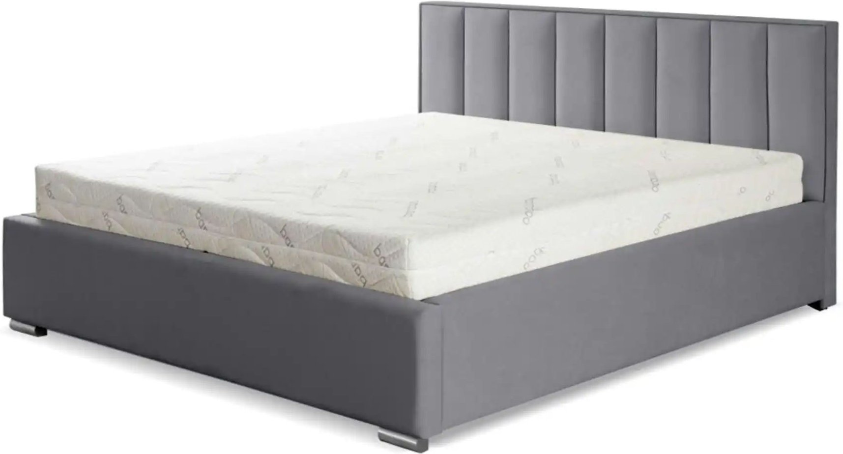 Polsterbett mit Bettkasten Hugo ¦ grau ¦ Maße (cm): B: 140 H: 110 Betten > Polsterbetten - Höffner