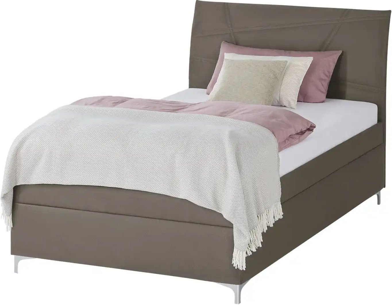 Polsterbett mit Matratze und Stauraum Lerryn ¦ braun ¦ Maße (cm): B: 146 H: 110 Betten > Komfortbetten - Höffner