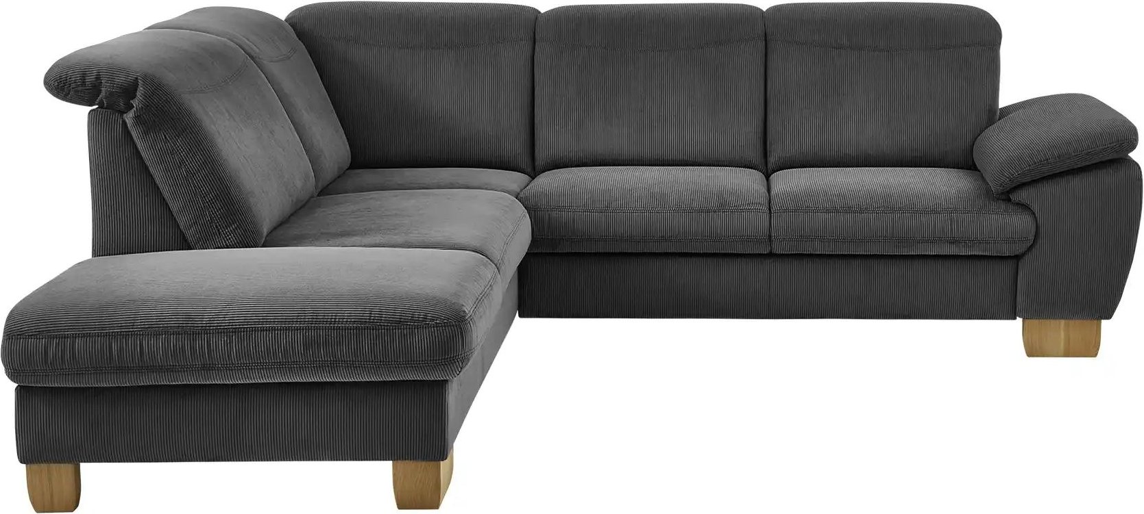 meinSofa Ecksofa Raica-S ¦ grau ¦ Maße (cm): B: 266 H: 91 T: 243.0 Polstermöbel > Sofas > Ecksofas - Höffner
