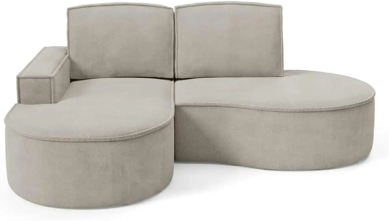 Ecksofa Flow ¦ beige ¦ Maße (cm): B: 210 H: 88 Polstermöbel > Sofas > Ecksofas - Höffner