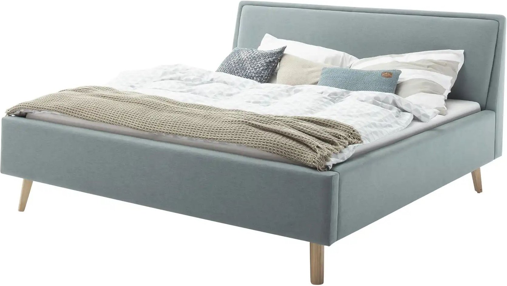 Polsterbett Fairford ¦ blau ¦ Maße (cm): B: 176 H: 105 T: 224.0 Betten > Komfortbetten - Höffner