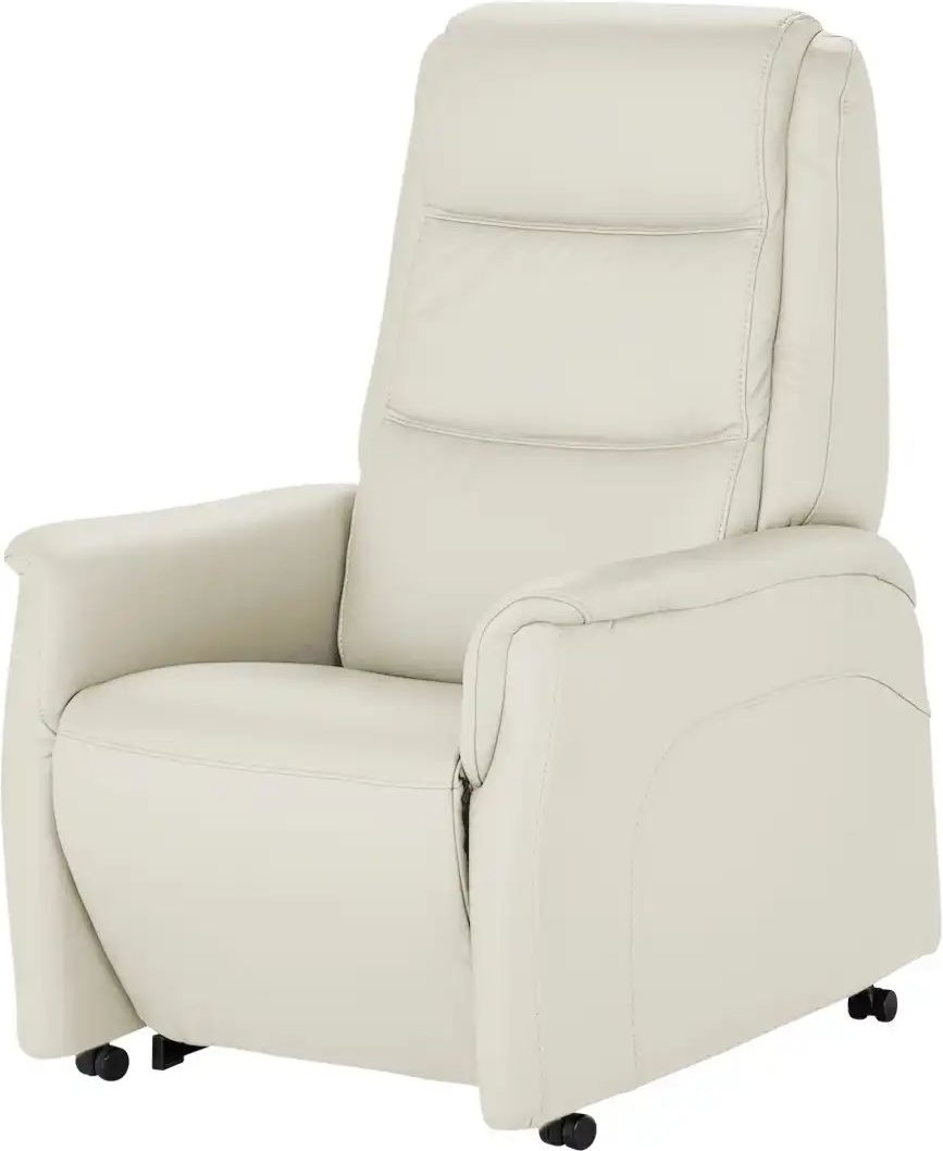 Hukla Ledersessel mit Aufstehhilfe Dean ¦ weiß ¦ Maße (cm): B: 70 H: 107 T: 88.0 Polstermöbel > Sessel > Fernsehsessel -...